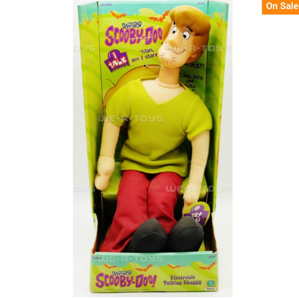 Cartoon Network Scooby-Doo Shaggy Plush - Green Shirt, Red Pants